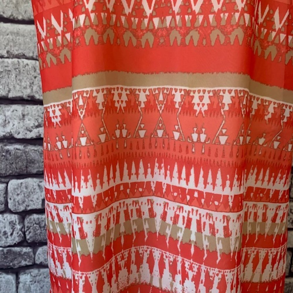 Charming Charlie Orange Sleeveless Dress Size M - Picture 3 of 10